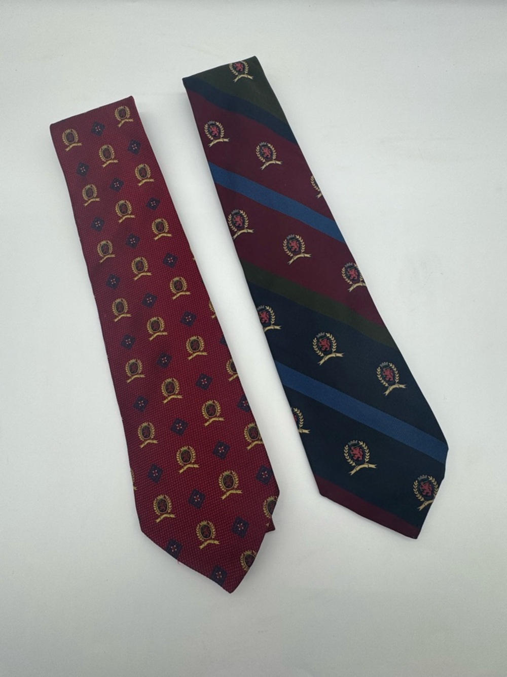 Tommy Hilfiger set of 2 100% Silk Neck Ties